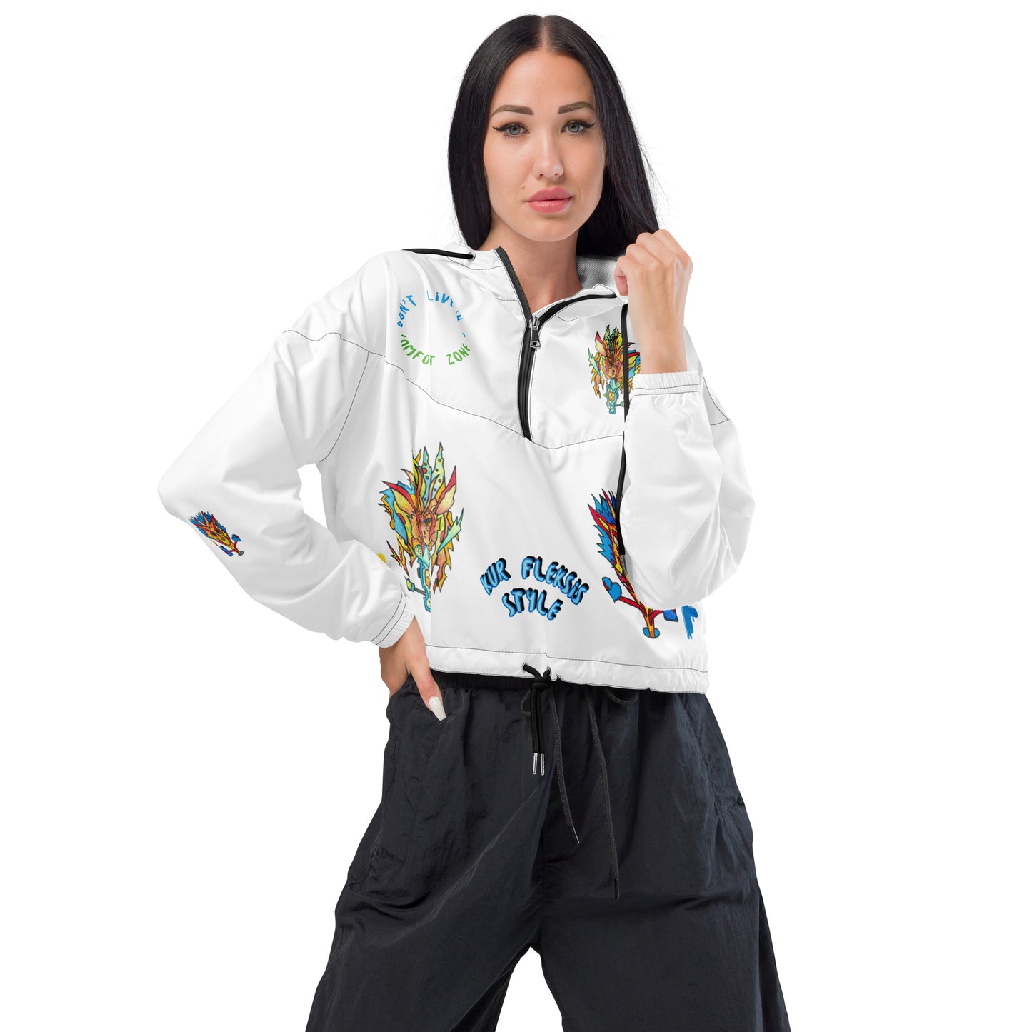 Women’s cropped windbreaker