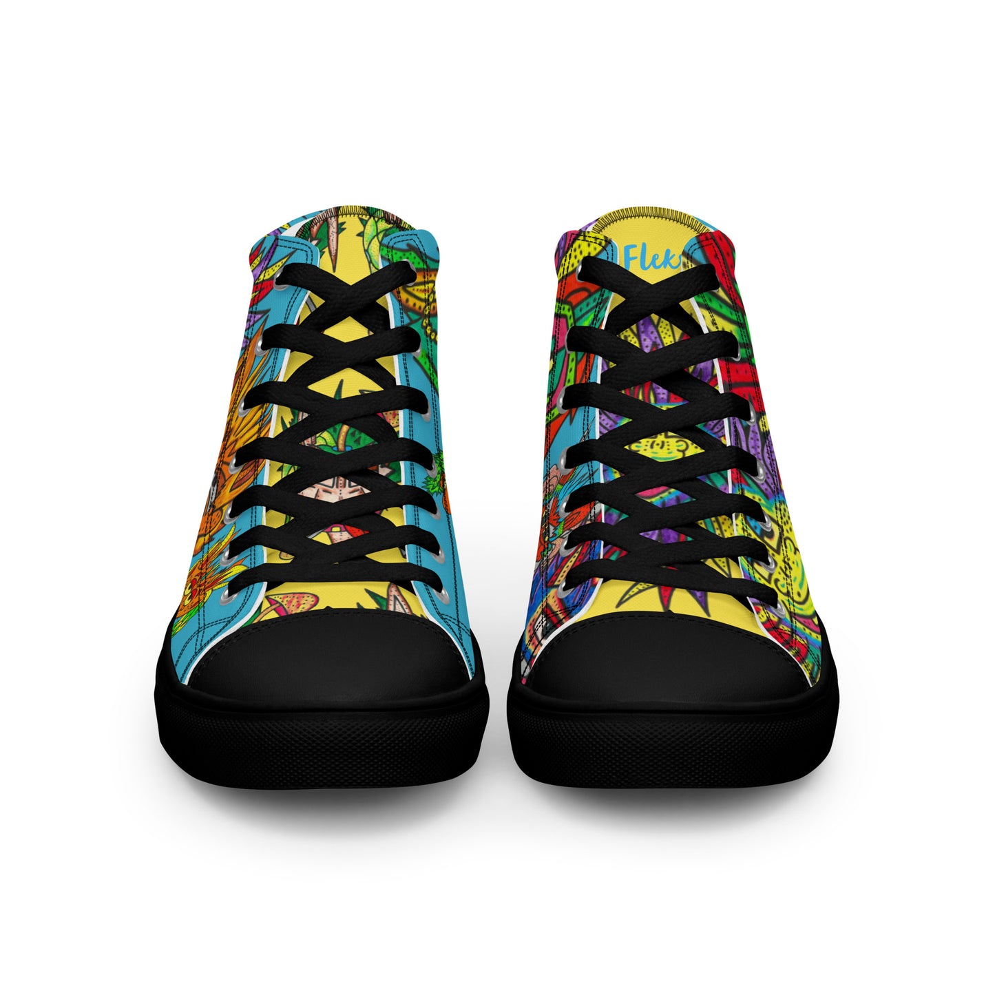 Men’s high top canvas shoes