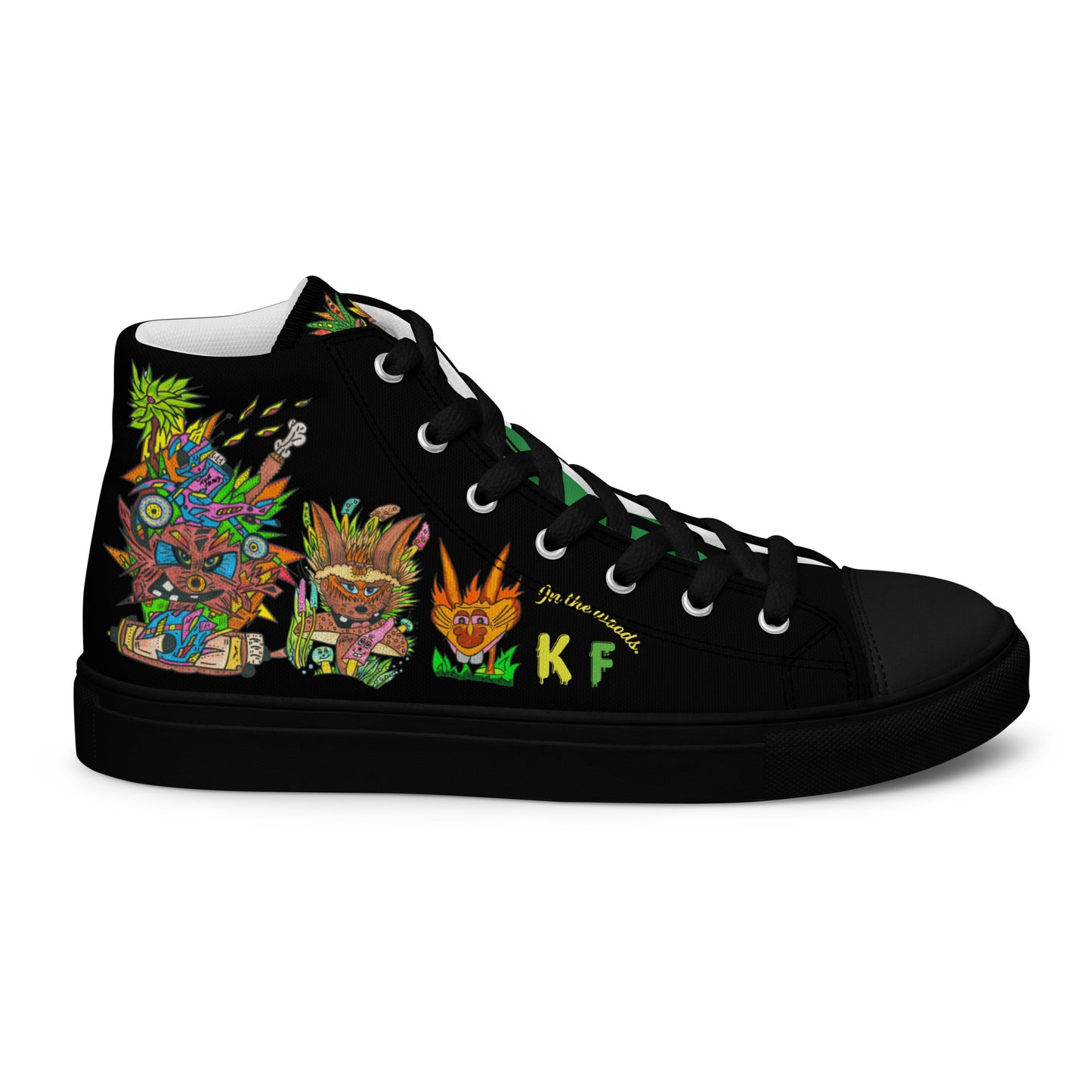 Men’s high top canvas shoes