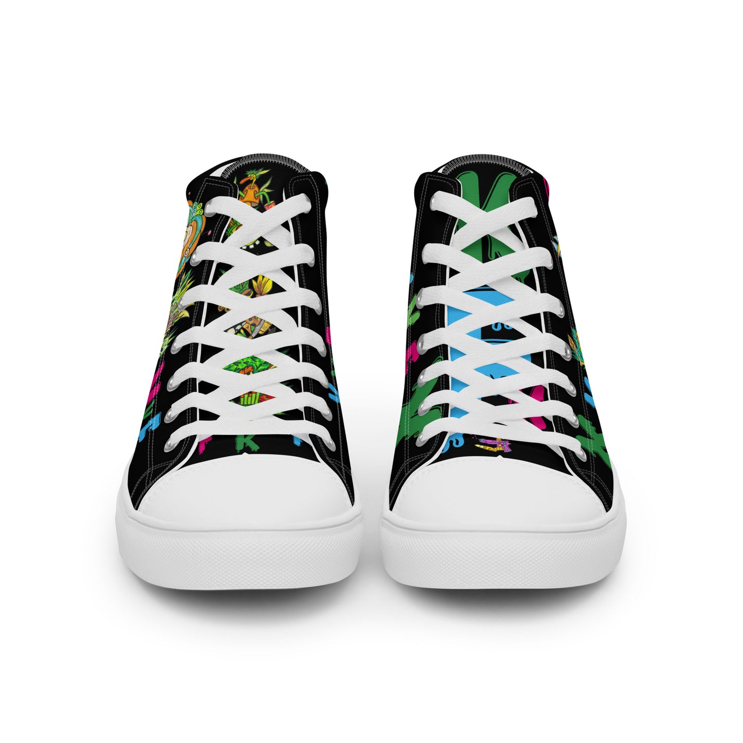 Men’s high top canvas shoes