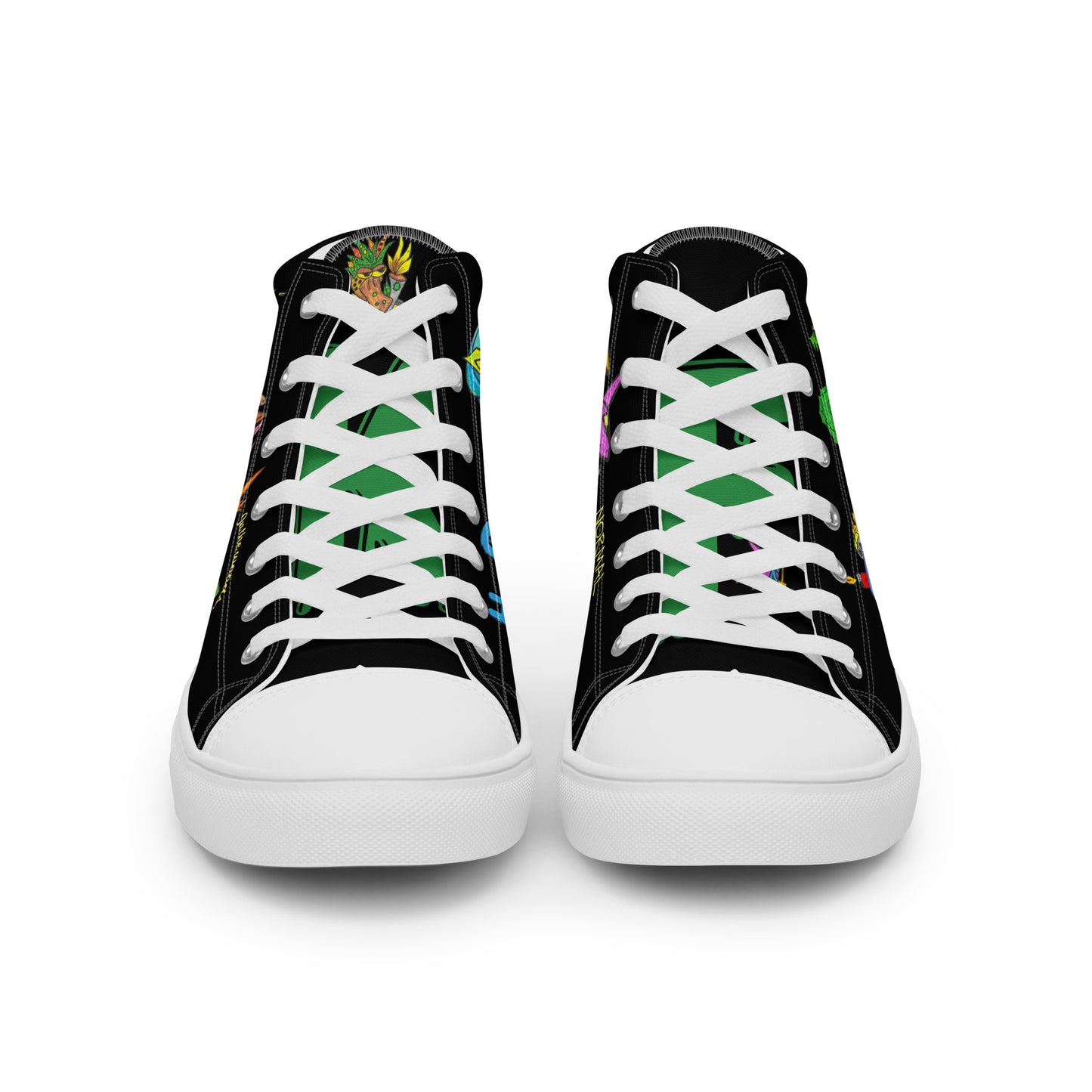 Men’s high top canvas shoes