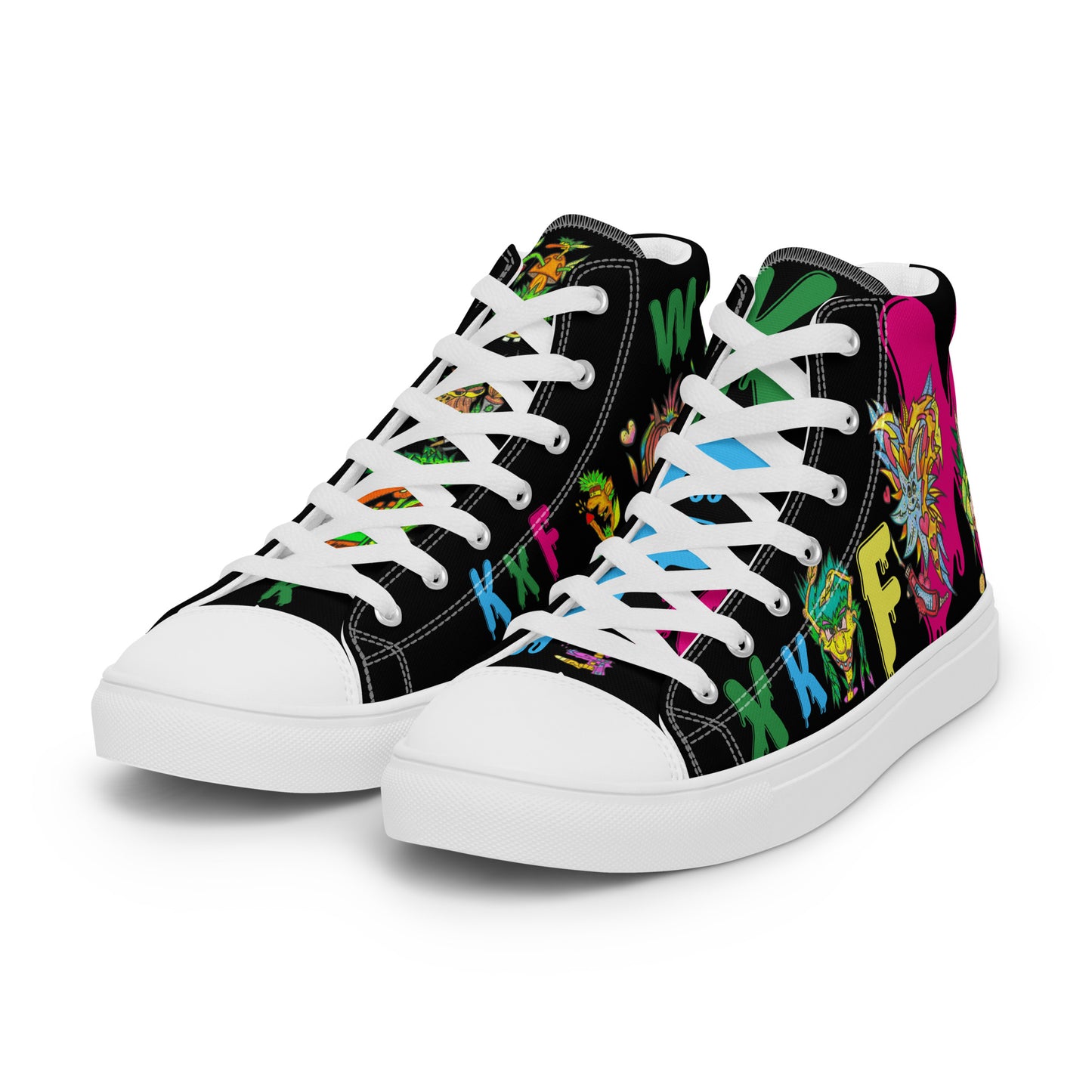 Men’s high top canvas shoes