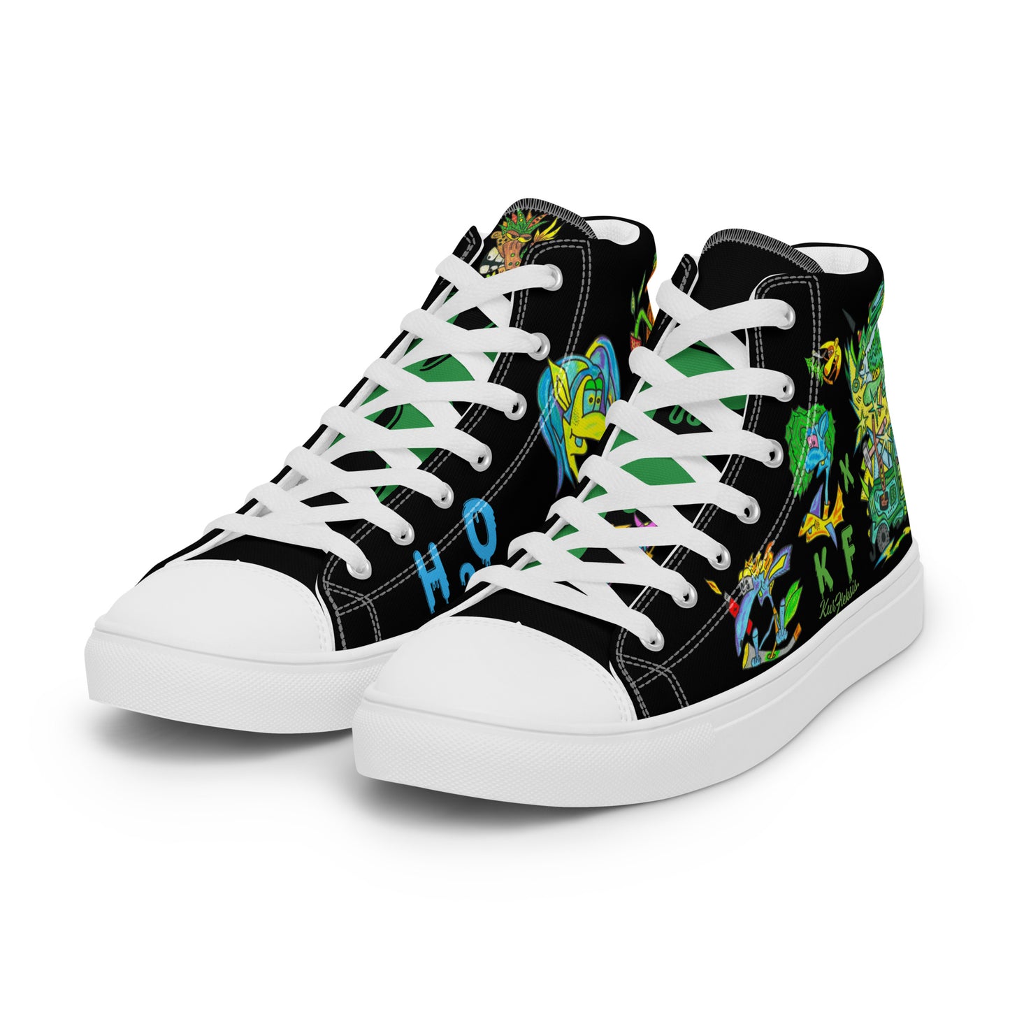 Men’s high top canvas shoes