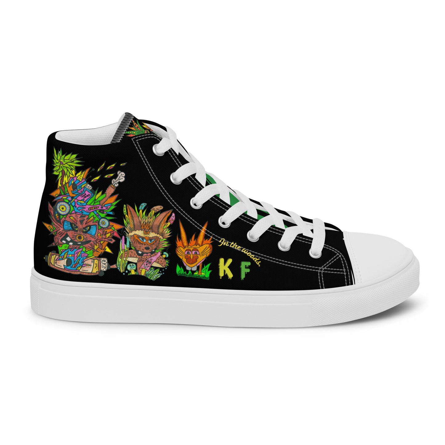 Men’s high top canvas shoes