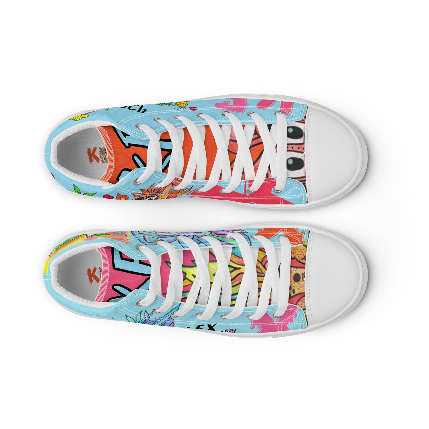 Women’s high top canvas shoes