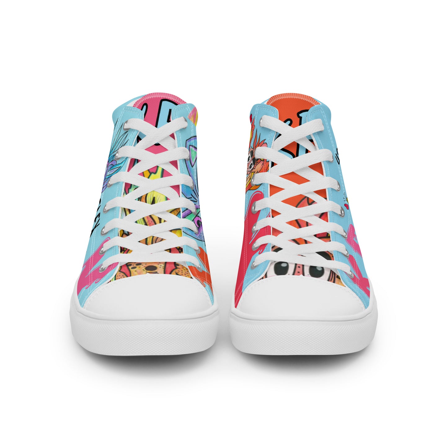 Women’s high top canvas shoes